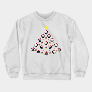 Merry Black Catmas Tree Crewneck Sweatshirt